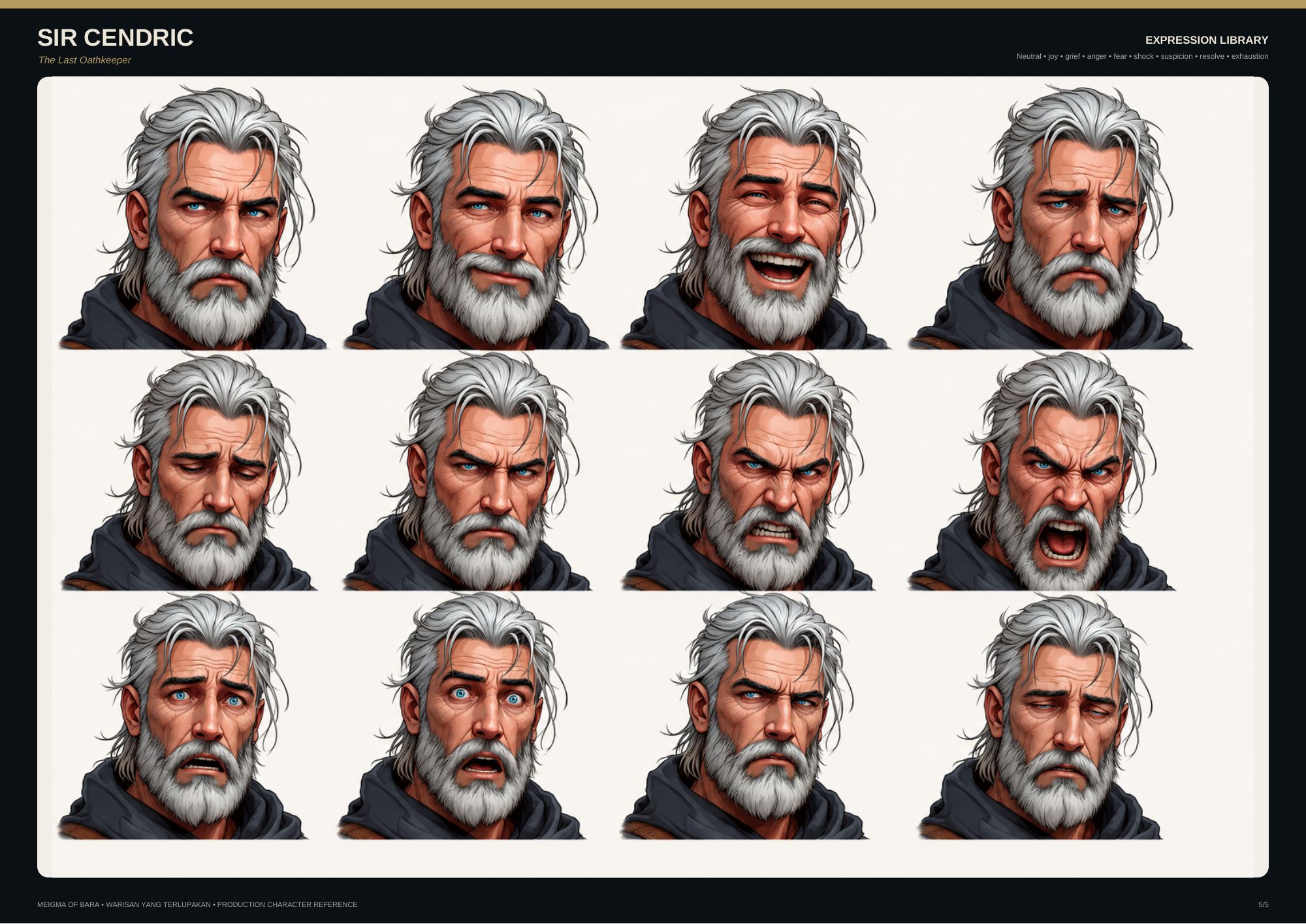Sir Cendric character sheet page 5