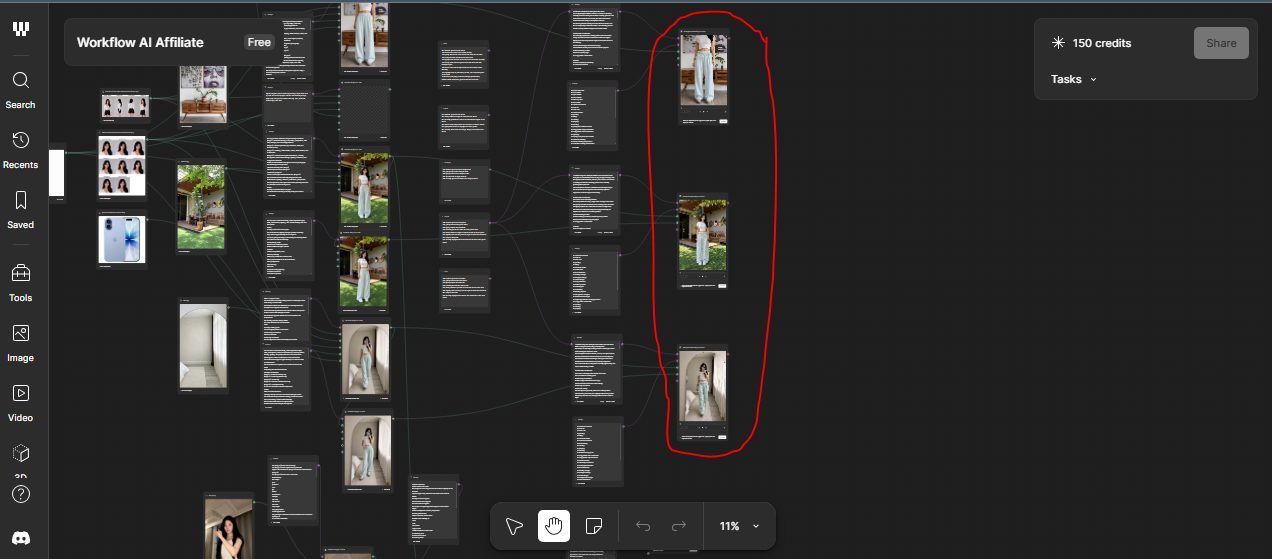 Generated video node